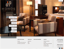 Tablet Screenshot of hohos.cl